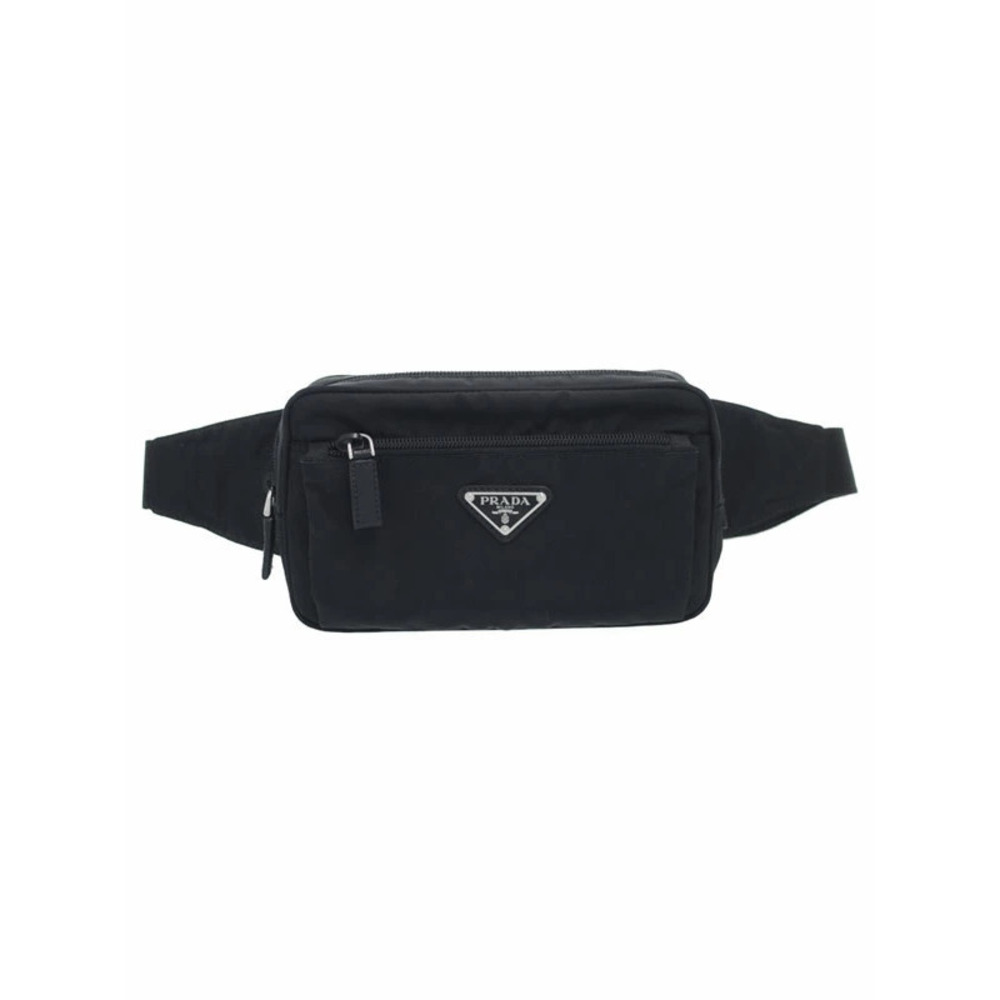 Prada Saffiano Leather Belt Bag Body Bum Crossbody Belt